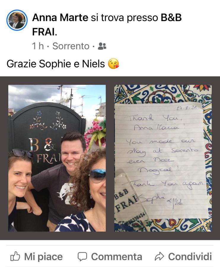 B&B Frai Península Sorrentina Exterior foto
